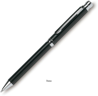 10 ks Černé kovové kuličkové pero/mikrotužka v jednom