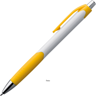 Kuličkové pero Rena se žlutým klipem