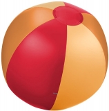 Červený plážový nafukovací míč