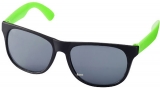 Černé sluneční brýle se zelenými stranicemi,UV 400