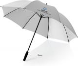 Velký golfový deštník odolný bouřce, stříbrný