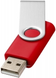 Twister basic tm.červeno-stříbrný USB disk 4GB
