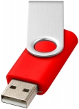 Twister basic jasně červeno-stříbrný USB disk 4GB