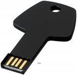 Hliníkový USB flash disk 4GB-černý klíč