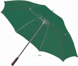 Velký golfový deštník, rovná rukojeť, jasně zelený
