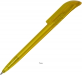 Transparentně žluté kuličkové pero HELA