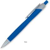 Modré kuličkové pero LADA s šedými doplňky