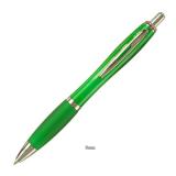 Transparentně zelené kuličkové pero OKAY