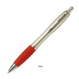 Červeno-stříbrné kuličkové pero OKAY
