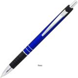 Hliníkové kuličkové pero EMA ALU modré