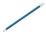 Dřevěná HB tužka s gumou modrá