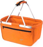 Skládací nákupní košík, oranžový