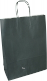 Papírová taška petrolej,32x13x42,5 cm, krouc.šňůra