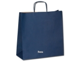 TWISTER, papírová dárková taška, modrá