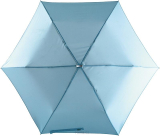 Světle modrý super lehký skládací mini deštník