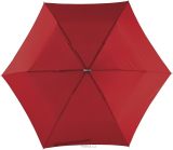 Červený super lehký skládací mini deštník