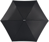 Černý super lehký skládací mini deštník