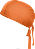 Jednoduchý oranžový pirátský šátek