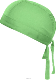 Jednoduchý světle zelený pirátský šátek