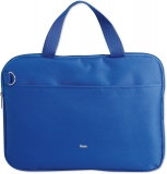 Modrá taška na dokumenty s přední kapsou