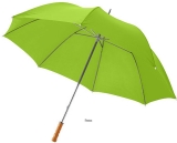Velký golf. deštník,tvarovaná rukojeť, limetkový