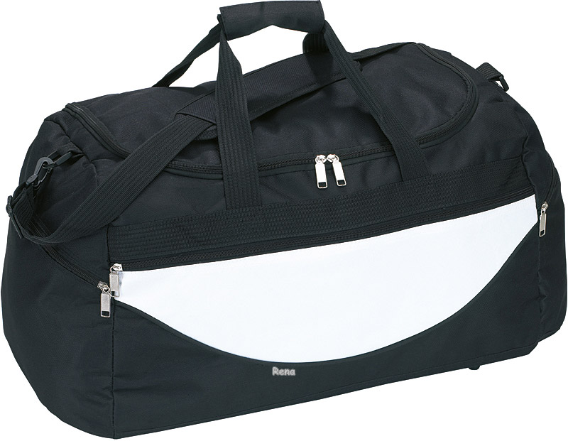 Černá cestovní taška s postranními kapsami