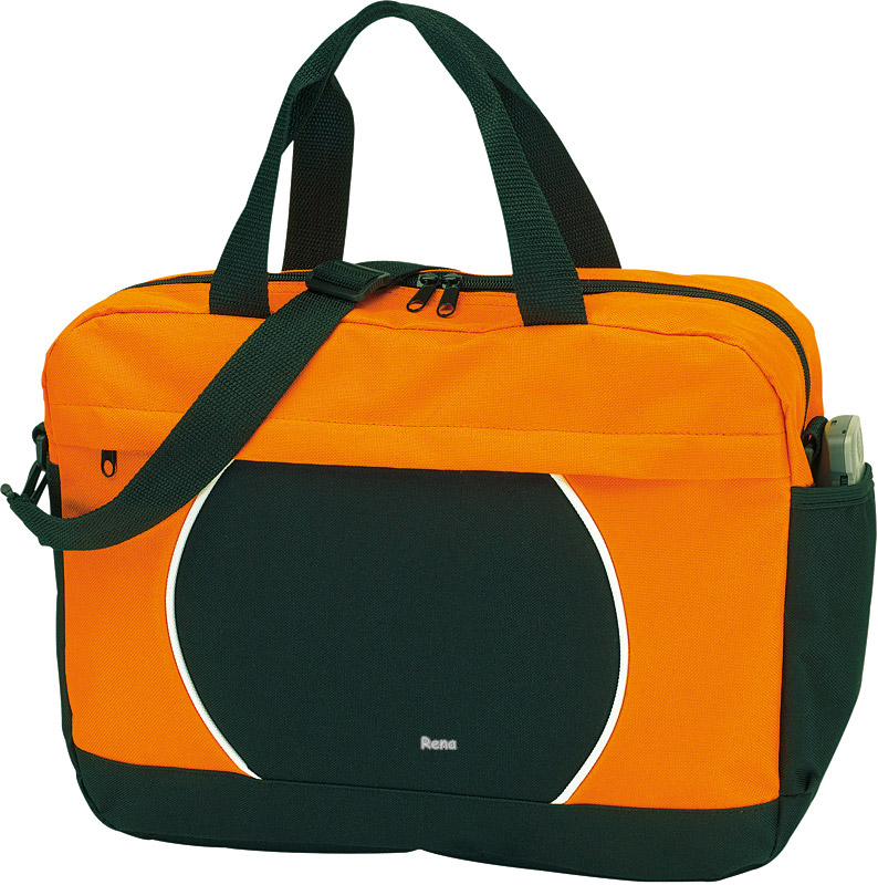 Oranžová konferenční taška s přední kapsou