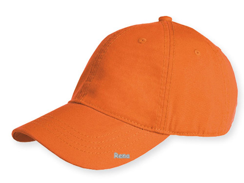 HEDER, bavlněná baseballová čepice, oranžová