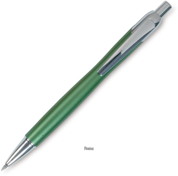 Kuličkové pero ROKI se zelenou metalízou