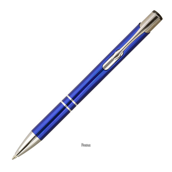 Kovové modré kuličkové pero SUN