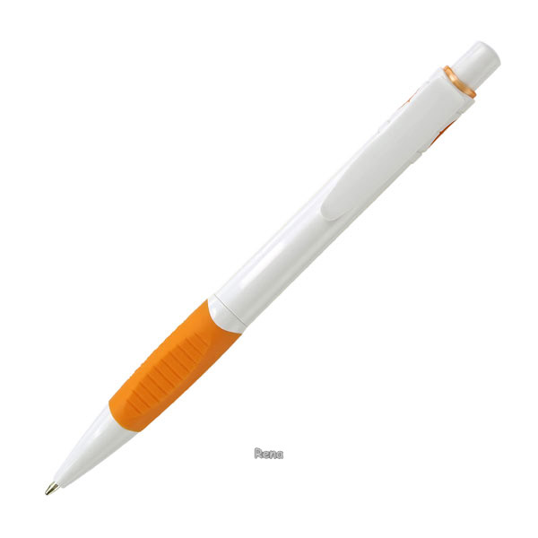 Kuličkové pero MONI bílo oranžové