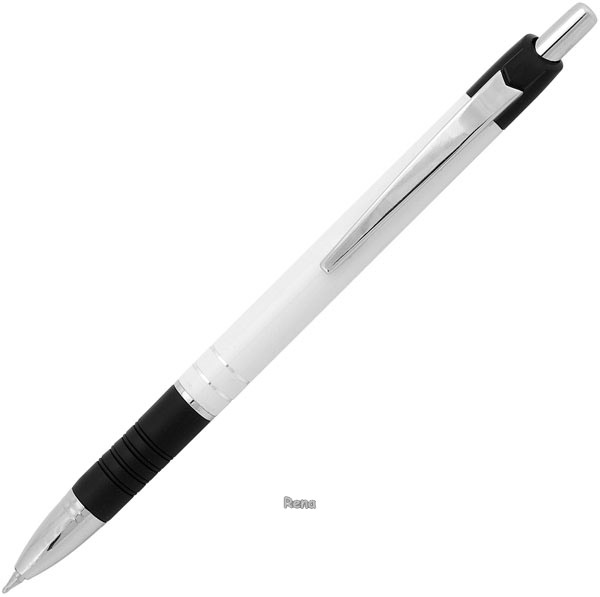 Hliníkové kuličkové pero EMA ALU bílé
