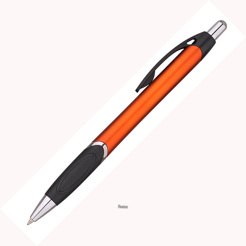 Oranžové kuličkové pero s metalízou VERA