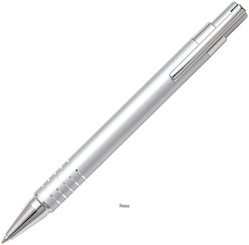 Stříbrné hliníkové kuličkové pero ELEN