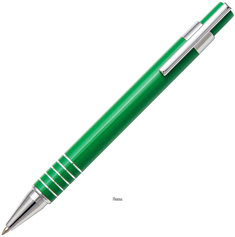 Zelené hliníkové kuličkové pero ELEN