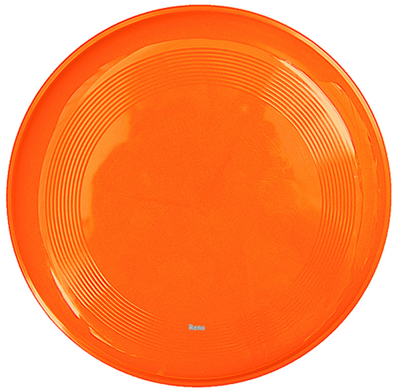 Oranžový létající talíř, průměr 22 cm