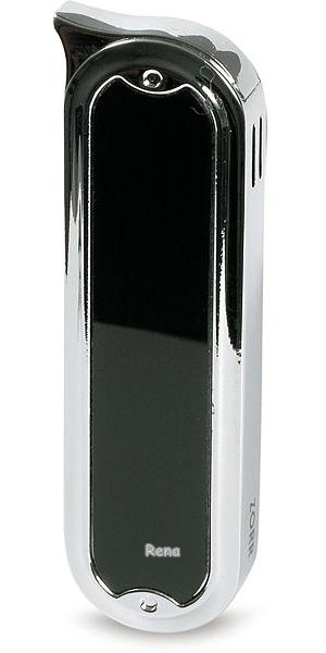 Černo-stříbrný plnitelný piezo zapalovač ZORR