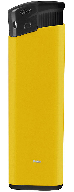 Žlutý plastový plnitelný piezo zapalovač