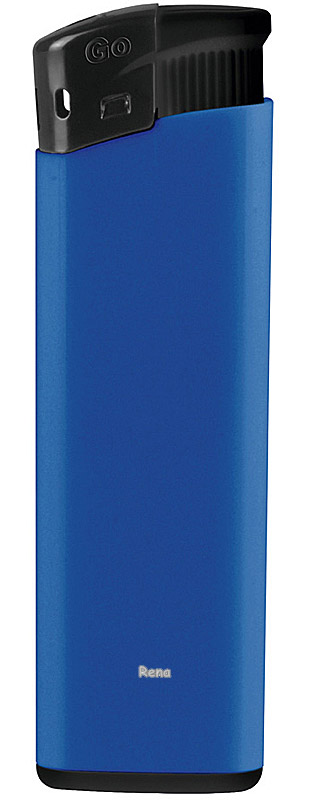 Modrý plastový plnitelný piezo zapalovač
