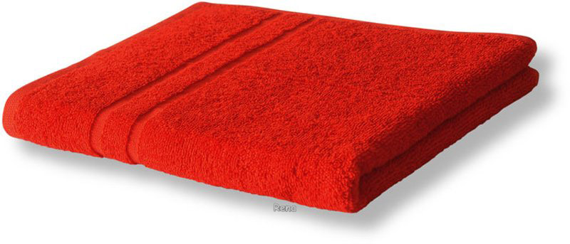 Červený froté ručník LUXURY, gramáž 400 g/m2