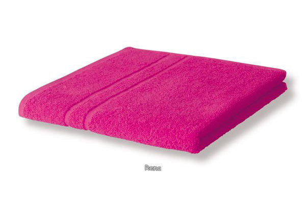 Růžový froté ručník LUXURY, gramáž 400 g/m2