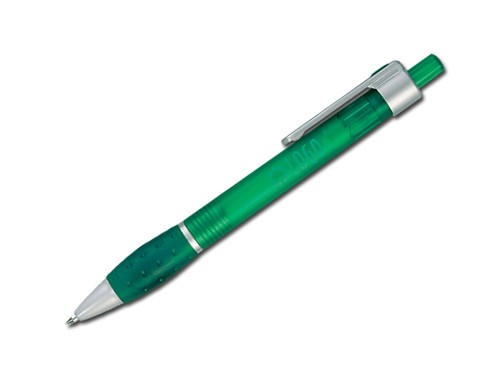 Transparentně zelené kuličkové pero Vanda 