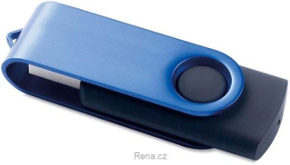 Twister Rotodrive modrý USB flash disk 1GB, modrá, balení 100ks, vlastní potisk