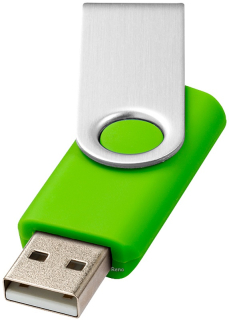 Twister basic limetkovo-stříbrný USB disk 4GB