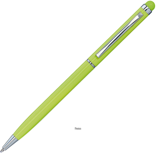 Jablkové hliníkové kuličkové pero a stylus - ČN