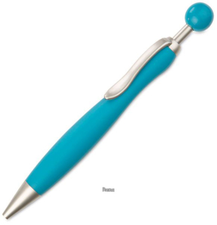 Modré kuličkové pero Fany s kuličkou