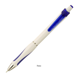 Kuličkové pero MICRO s mikrohrotem bílo modré