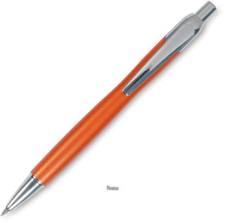 Kuličkové pero ROKI s oranžovou metalízou