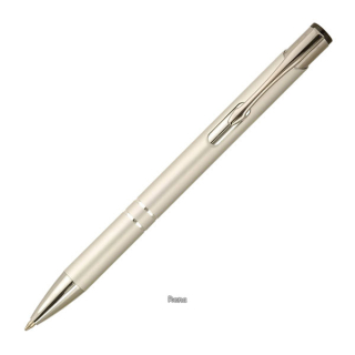 Kovové stříbrné kuličkové pero SUN