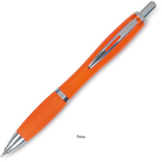 Transparentně oranžové kuličkové pero OKAY